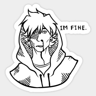 I'M FINE Sticker